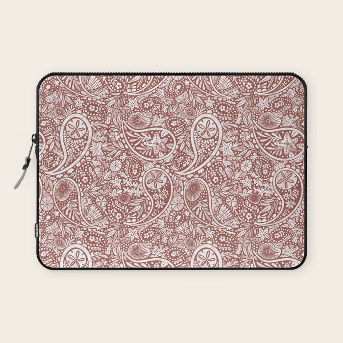Underwater Paisley Elegance Laptop Sleeve Gallery Image 1