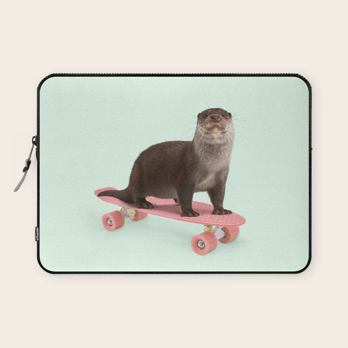 SKATE OTTER Laptop Sleeve Gallery Image 1