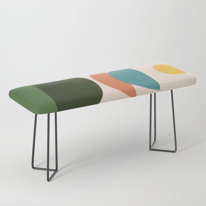 Abstract Shape Design Bench Gallery Image 1