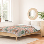 Red foxes in the rose bushes 24 Duvet Cover Gallery Image 2