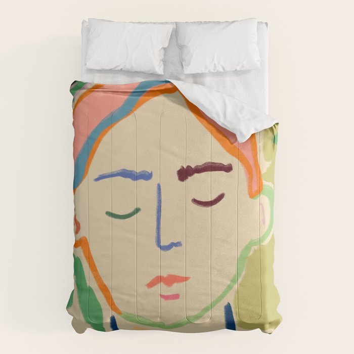 MEDITATING Comforter Gallery Image 6