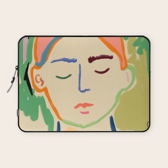MEDITATING Laptop Sleeve Gallery Image 1