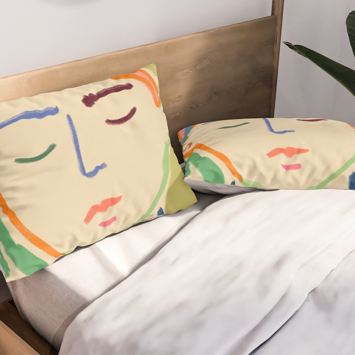 MEDITATING Pillow Sham Gallery Image 2