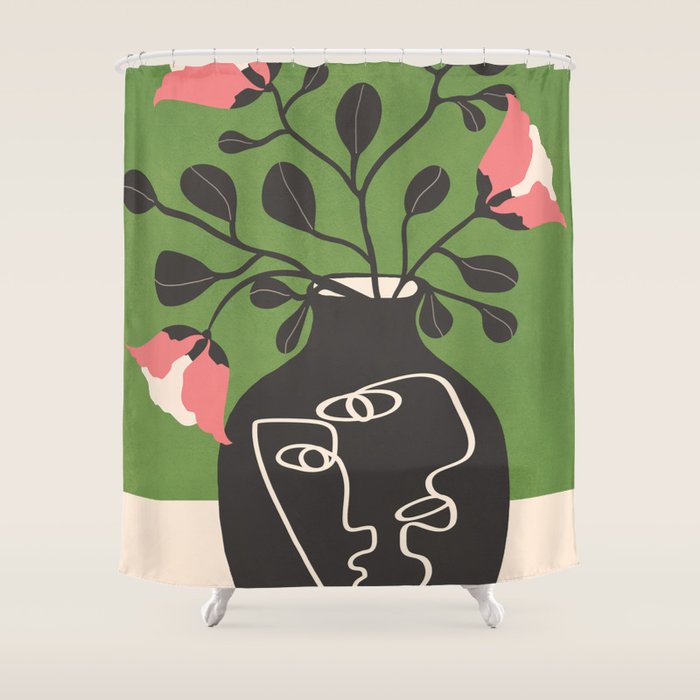 Whispers in Bloom 4 Shower Curtain Gallery Image 1
