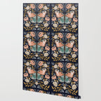 William Morris Butterfly - Midnight Garden Wallpaper Gallery Image 2
