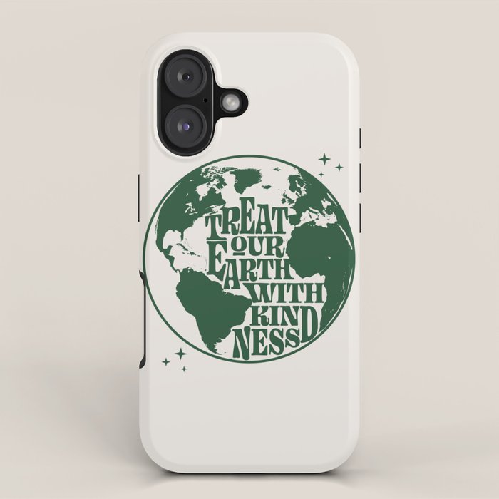 Treat our Earth with Kindness iPhone Case Gallery Image 1