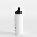 Good Whiskey & Bad Decisions: Funny Vintage Whisky Bar Decor Water Bottle Gallery Image 2