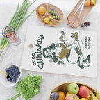 Good Whiskey & Bad Decisions: Funny Vintage Whisky Bar Decor Cutting Board Gallery Image 2