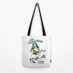 Good Whiskey & Bad Decisions: Funny Vintage Whisky Bar Decor Tote Bag Gallery Image 2
