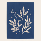 Botanic Pattern - Navy Poster Gallery Image 4