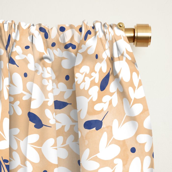 Pink Circular Nature Tiles PB Window Curtain Gallery Image 2