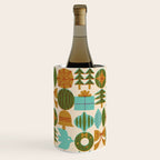 Retro Holiday Grid Wine Chiller Gallery Image 2
