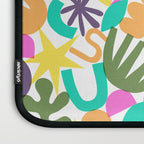 Colorful abstract organic nature shape art pattern Laptop Sleeve Gallery Image 3