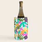 Colorful abstract organic nature shape art pattern Wine Chiller Gallery Image 3