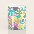Colorful abstract organic nature shape art pattern Coffee Mug Gallery Image 4
