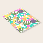 Colorful abstract organic nature shape art pattern Notebook Gallery Image 2