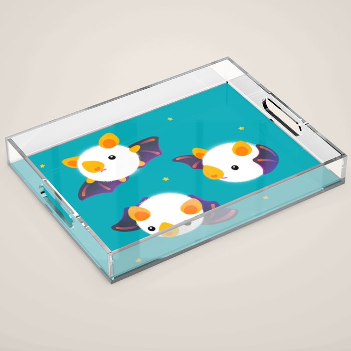 Honduran white bat (Flying mochi) Acrylic Tray Gallery Image 1
