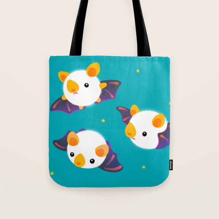 Honduran white bat (Flying mochi) Tote Bag Gallery Image 1