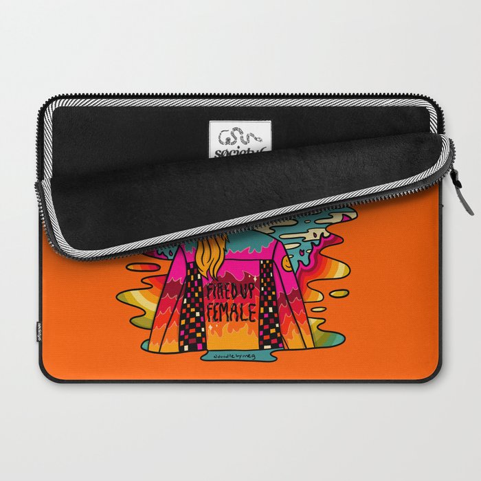 Fired Up Female Laptop Sleeve Gallery Image 2