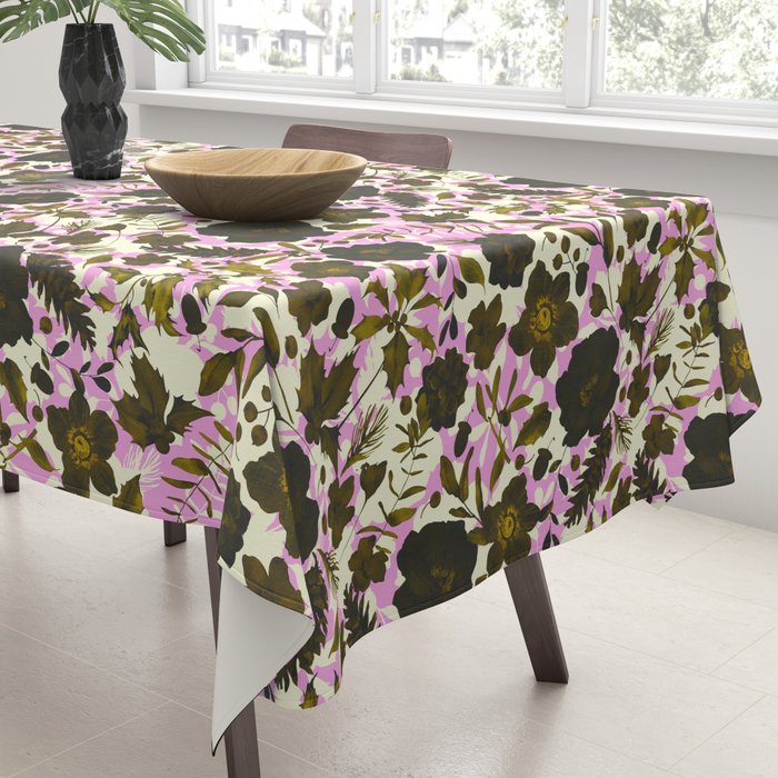 Illuminated garden silhouette Tablecloth Gallery Image 3