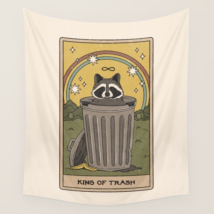 King of Trash Wall Tapestry Gallery Image 1