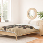 Traditional Tattoo Octopus  Duvet Cover Gallery Image 2
