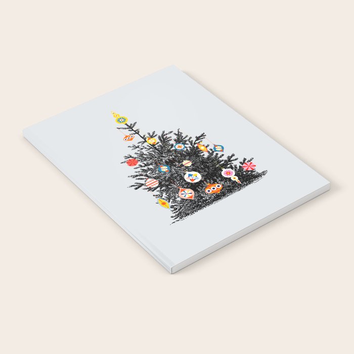 Decorated christmas tree Notebook Gallery Image 2