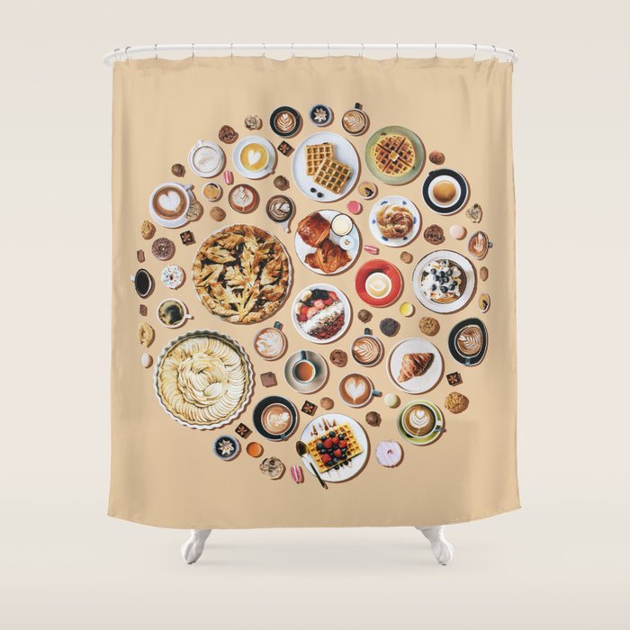 Breakfast Shower Curtain Gallery Image 1