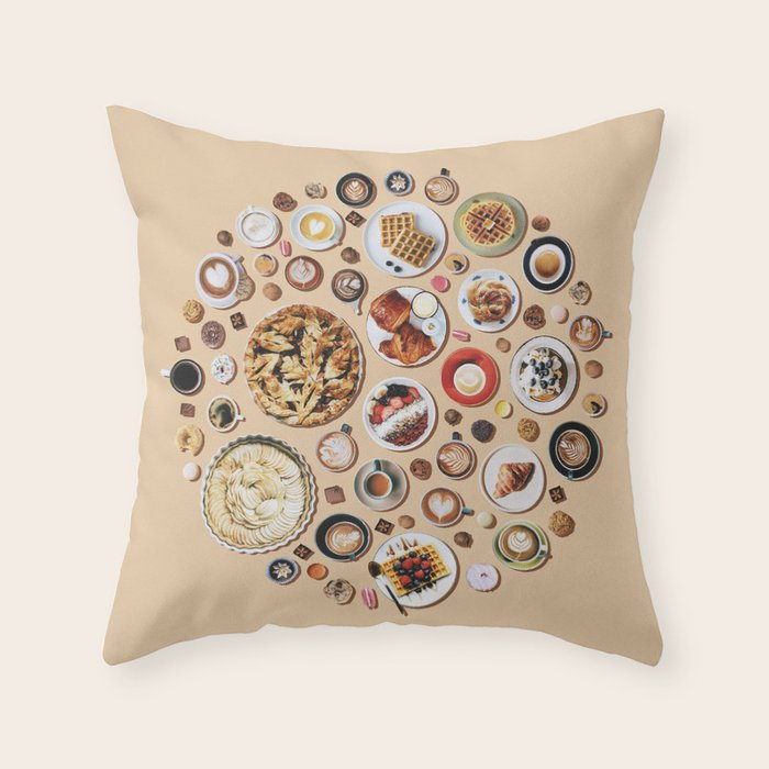 Breakfast Throw Pillow Gallery Image 1
