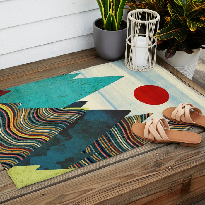 Color Peaks Outdoor Rug Gallery Image 2