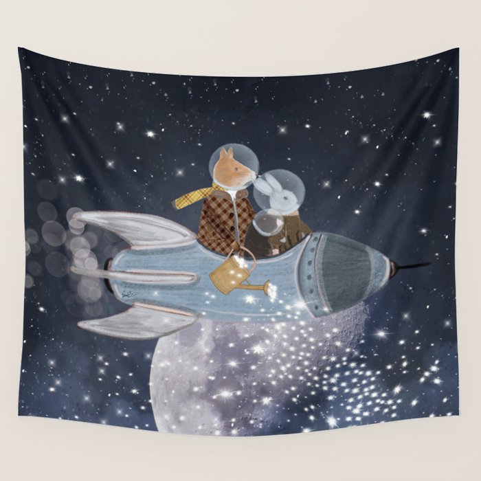 creating stars Wall Tapestry Gallery Image 4