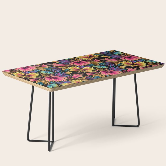 Hibiscus Butterflies - Multicolor Coffee Table Gallery Image 1