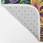 Hibiscus Butterflies - Multicolor Bath Mat Gallery Image 2