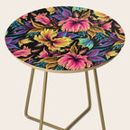 Hibiscus Butterflies - Multicolor Side Table Gallery Image 2