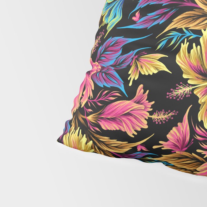 Hibiscus Butterflies - Multicolor Pillow Sham Gallery Image 4