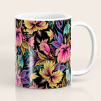 Hibiscus Butterflies - Multicolor Coffee Mug Gallery Image 1