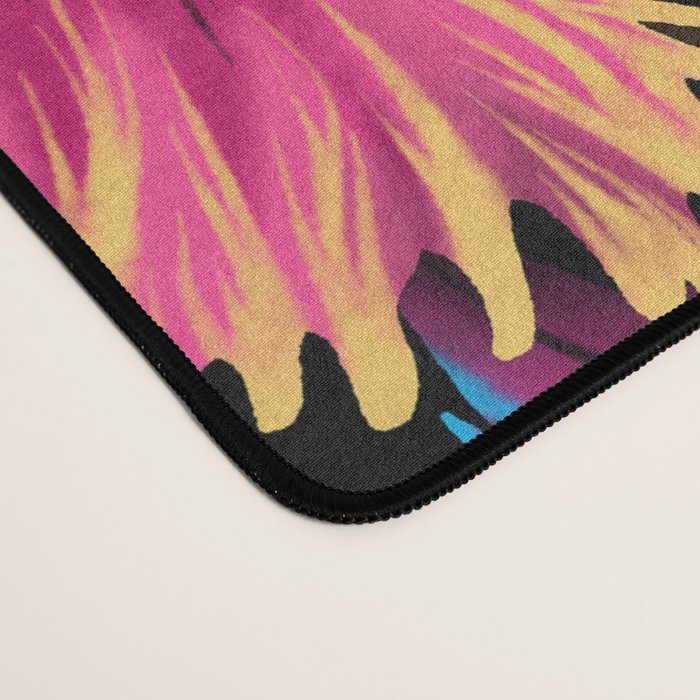 Hibiscus Butterflies - Multicolor Desk Mat Gallery Image 4