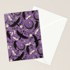 Raven Tarot Purple  Stationery Card Gallery Image 2