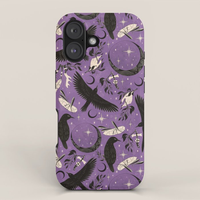 Raven Tarot Purple  iPhone Case Gallery Image 1