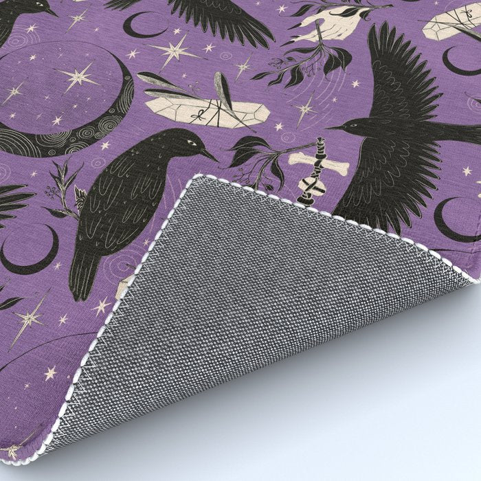 Raven Tarot Purple  Rug Gallery Image 4