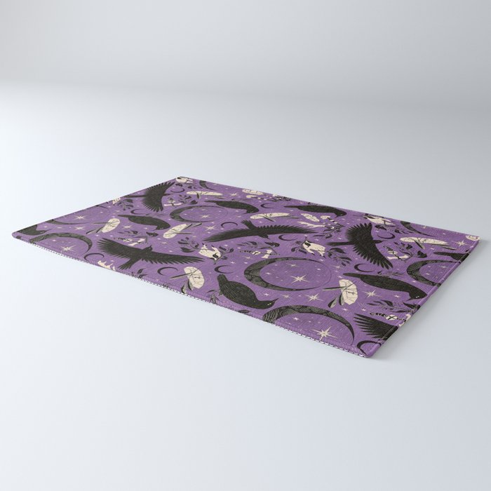 Raven Tarot Purple  Rug Gallery Image 3