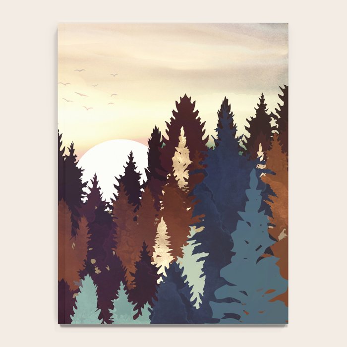 Autumn Forest Sunset Notebook Gallery Image 4