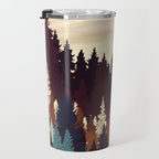Autumn Forest Sunset Travel Mug Gallery Image 3