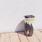 Autumn Forest Sunset Travel Mug Gallery Image 4