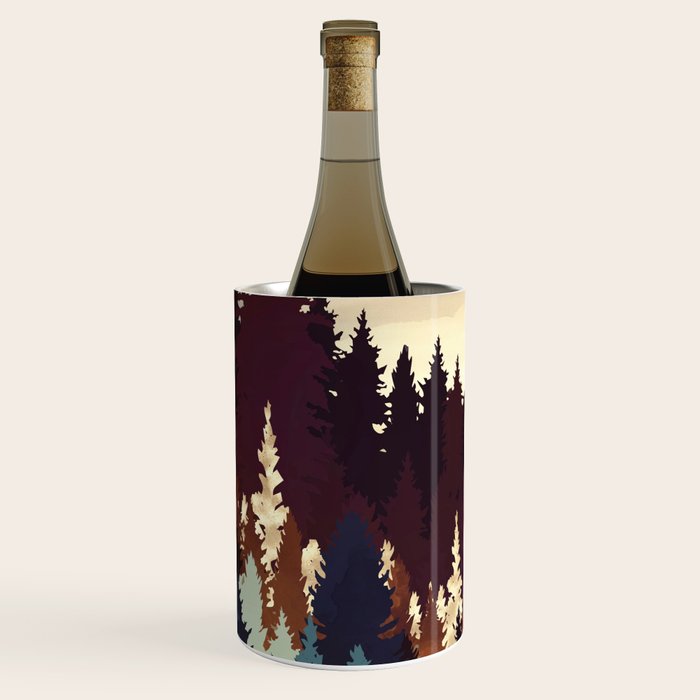 Autumn Forest Sunset Wine Chiller Gallery Image 2