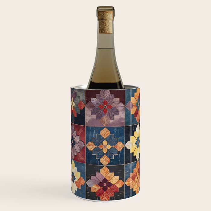 Amethyst Trail Patchwork Wine Chiller Gallery Image 1