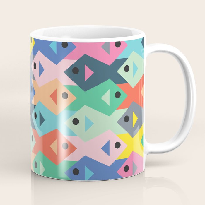 Fish tessellation Coffee Mug Gallery Image 1