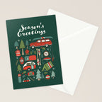Seasons Greetings - Camping Christmas Stationery Card Gallery Image 2