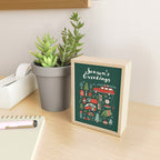 Seasons Greetings - Camping Christmas Mini Art Print Gallery Image 2