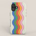 Retro Candy Waves iPhone Case Gallery Image 1